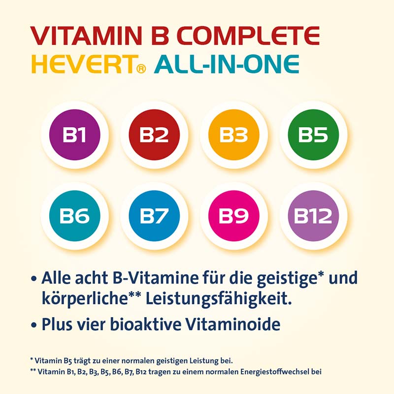 VITAMIN B COMPLETE HEVERT ALL-IN-ONE 120 St Kapseln