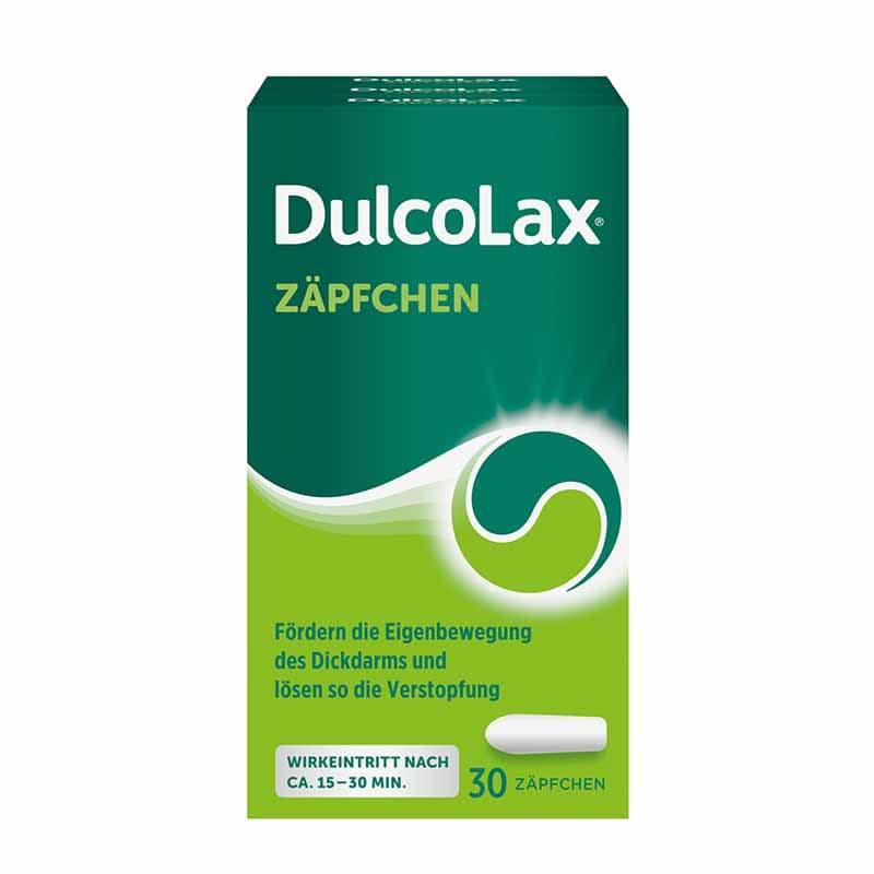 DulcoLax ZÄPFCHEN - Abführmittel bei Verstopfung 30 St Suppositorien 30 St Suppositorien