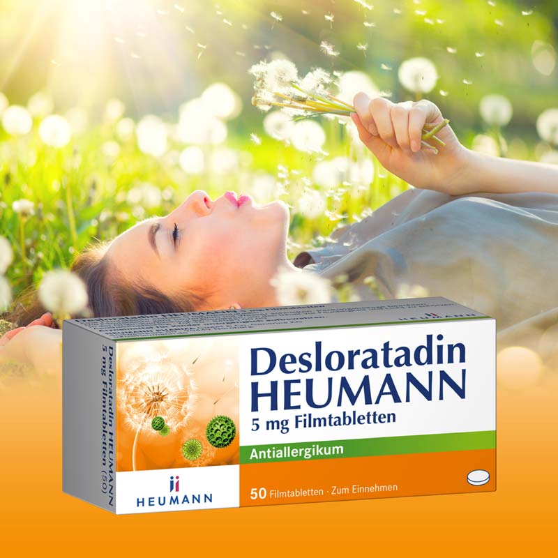 Desloratadin HEUMANN 5 mg Filmtabletten 50 St Filmtabletten