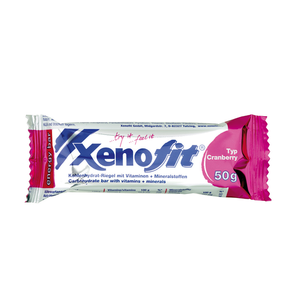 Xenofit energy bar Cranberry 50 g
