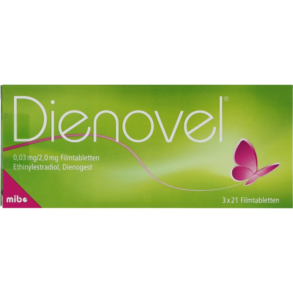 Dienovel 0,03mg/2,0mg 3X21 St Filmtabletten