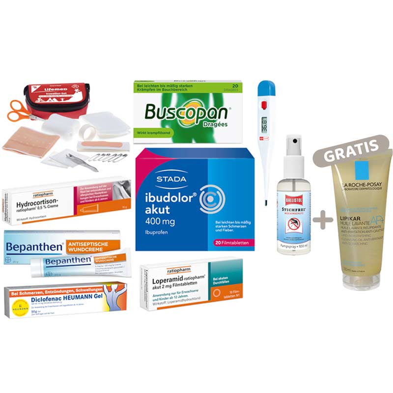 Reiseapotheke für Fernreisen 1 Sparset