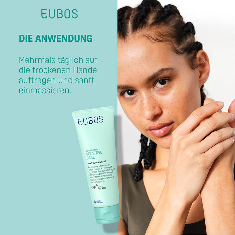 EUBOS SENSITIVE PFLEGE HAND REPAIR & SCHUTZ 75 ml Creme