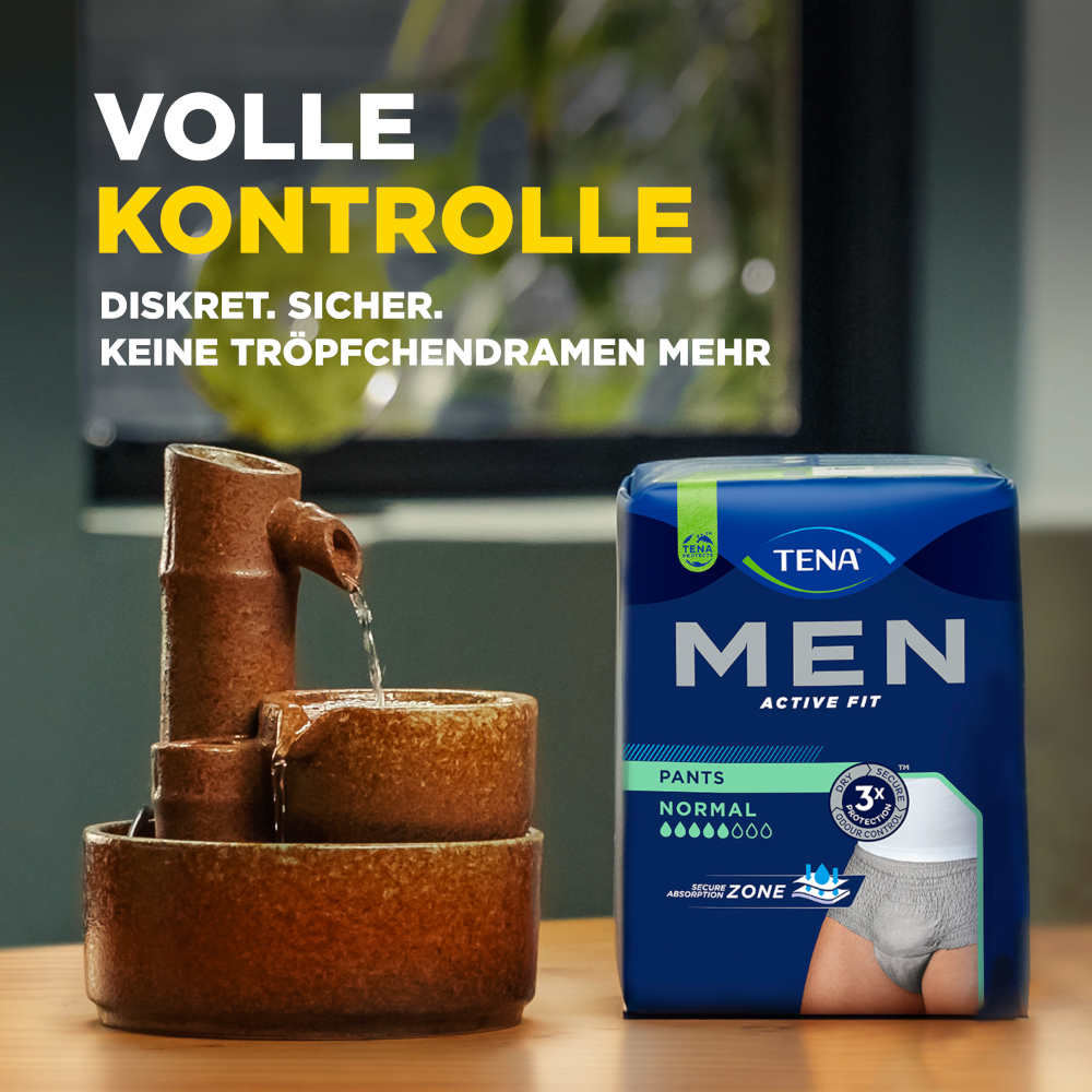 TENA MEN ACTIVE FIT PANTS NORMAL S/M 4X12 St