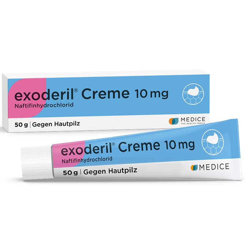 exoderil Creme bei Pilzinfektionen der Haut 50 g Creme