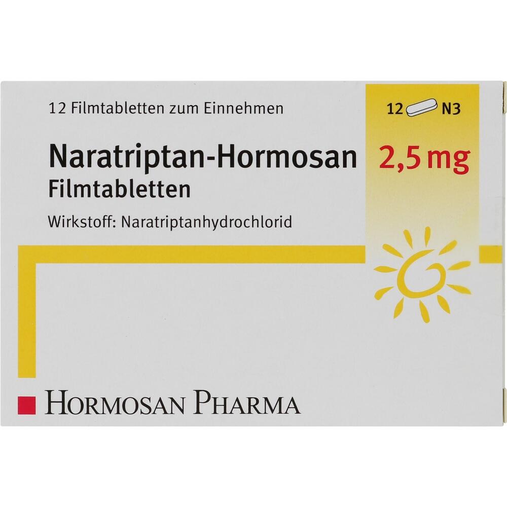 Naratriptan-Hormosan 2,5mg 12 St Filmtabletten
