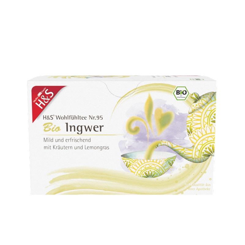 H&S Wohlfühltee Ingwer 20X2 g Filterbeutel