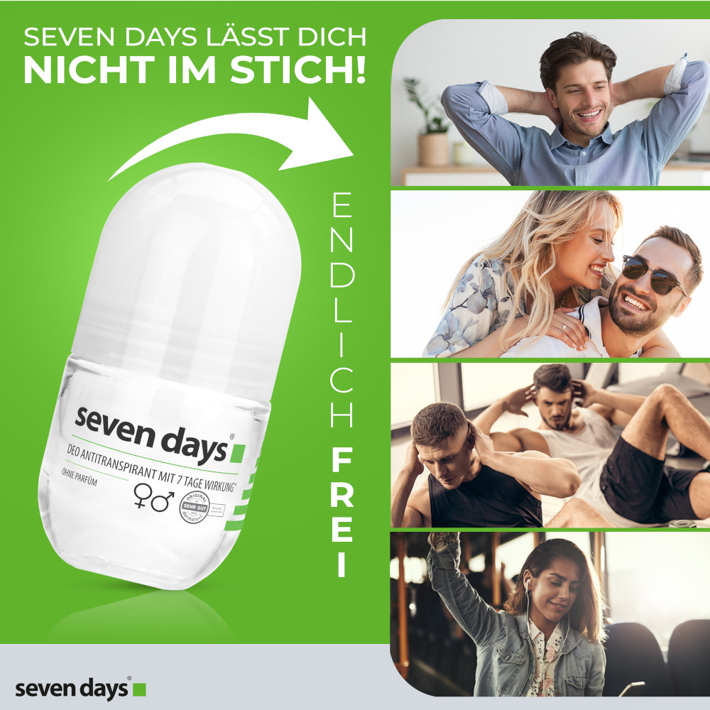 SEVEN DAYS Das Antitranspirant Roll-on Big Ball 50 ml