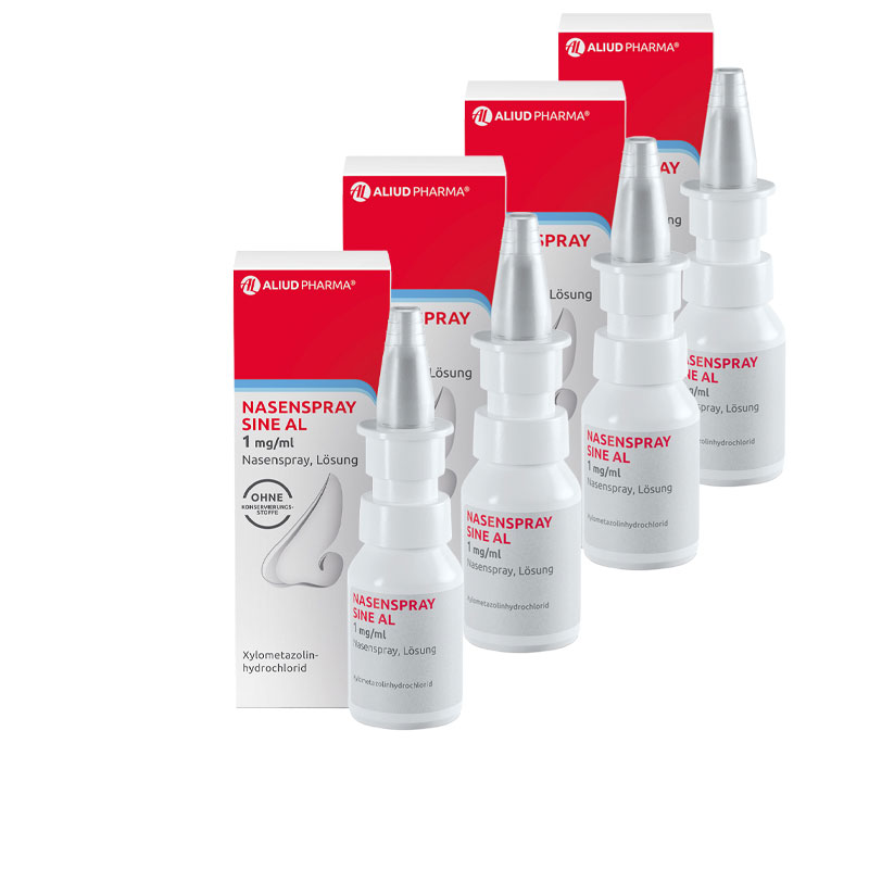 Nasenspray SINE AL Erwachsene 4er Set 4X15 ml Nasenspray