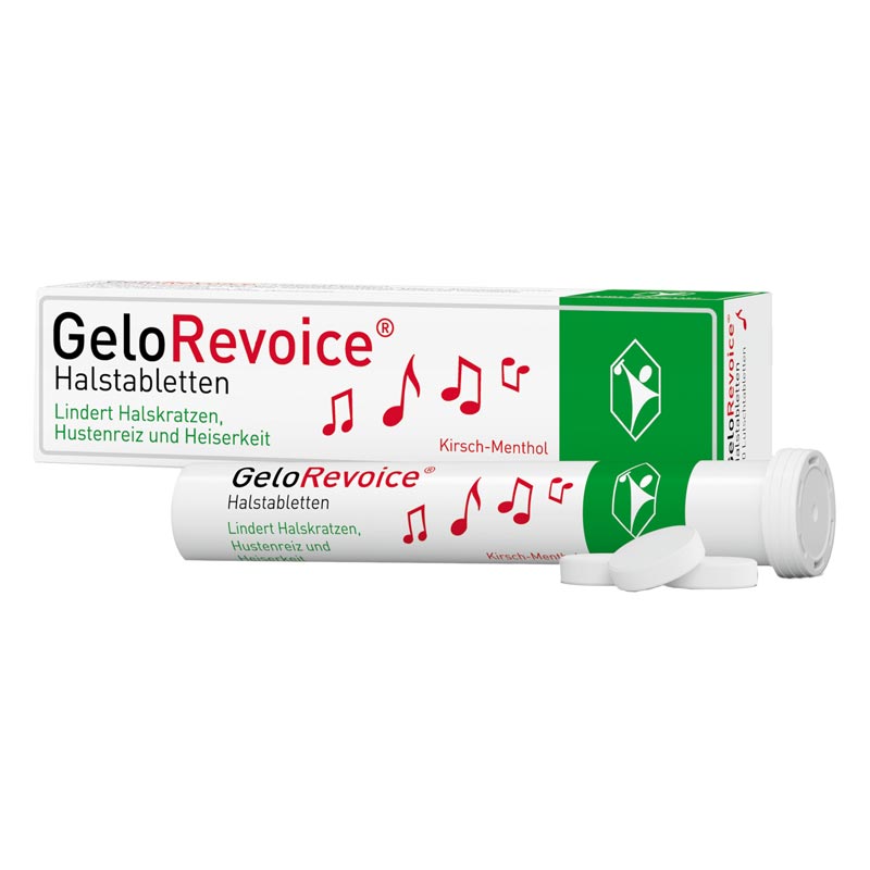 GeloRevoice Halstabletten Kirsch-Menthol 20 St. 20 St Lutschtabletten
