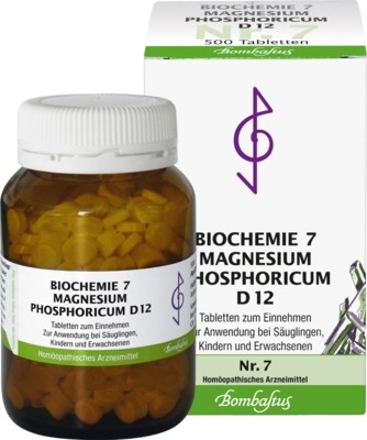 BIOCHEMIE 7 Magnesium phosphoricum D 12 Tabletten 500 St Tabletten