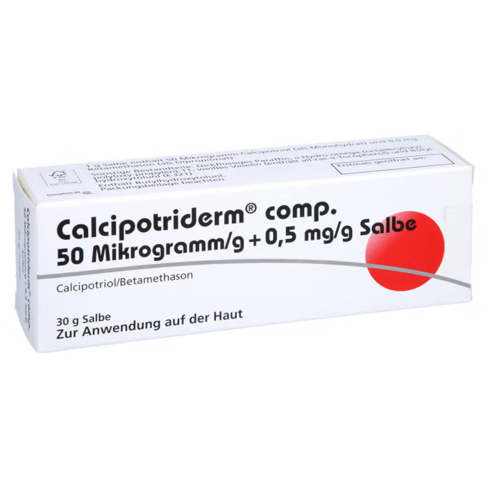 Calcipotriderm comp. 50 µg/g + 0,5 mg/g 30 g Salbe