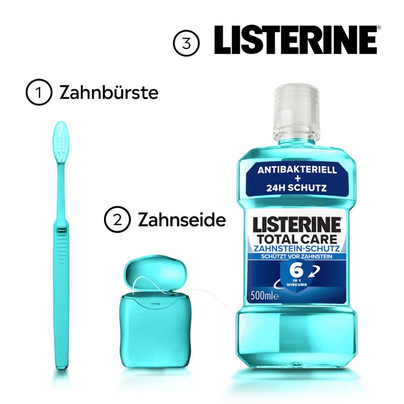 LISTERINE Total Care Zahnstein-Schutz  500 ml Lösung