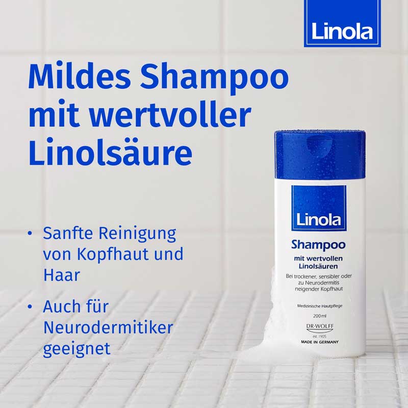 Linola Shampoo - Für trockene Kopfhaut 200 ml Shampoo