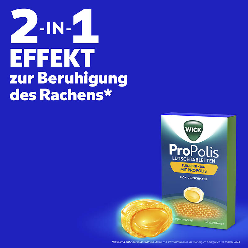 WICK ProPolis Lutschtabletten 16 St Lutschtabletten