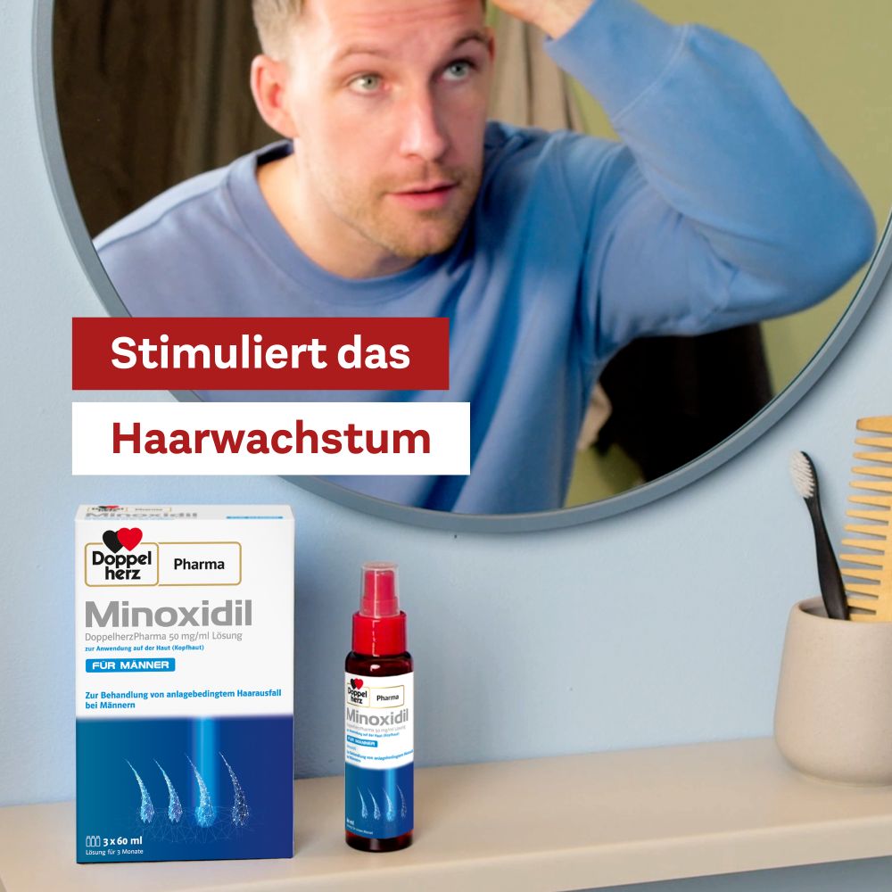 Doppelherz Pharma MINOXIDIL FÜR MÄNNER 3X60 ml Lösung
