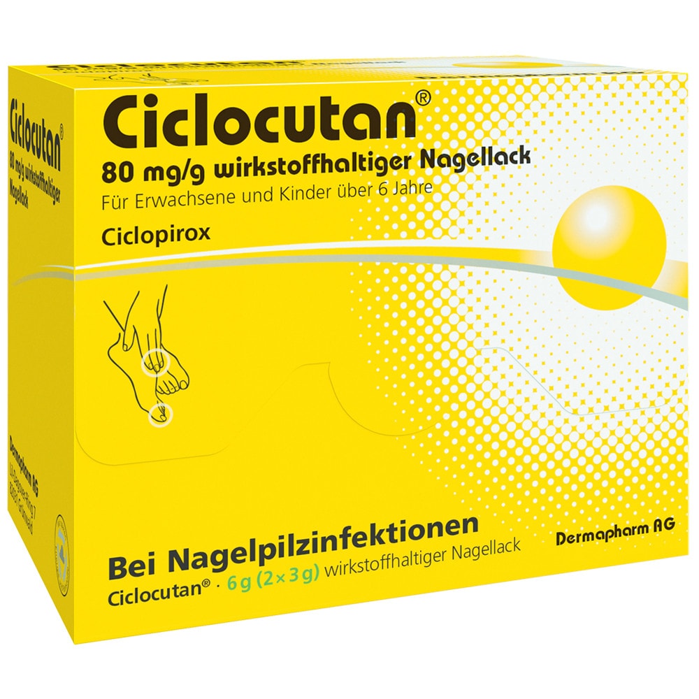 Ciclocutan 80mg/g 6 g Wirkstoffhaltiger Nagellack
