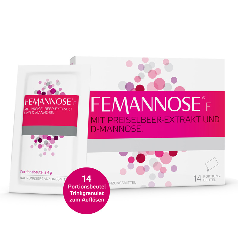 FEMANNOSE F MIT PREISELBEER-EXTRAKT UND D-MANNOSE 14 St Granulat