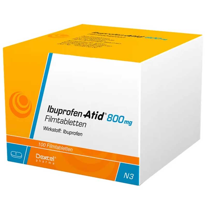 Ibuprofen Atid 800mg 100 St Filmtabletten
