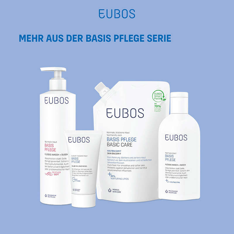 EUBOS Seifenstück blau unparfümiert 125 g Seife