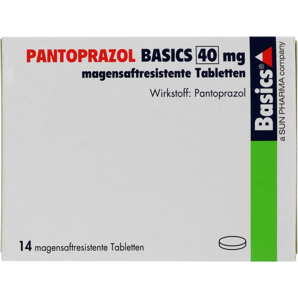 PANTOPRAZOL BASICS 40mg 14 St Tabletten magensaftresistent