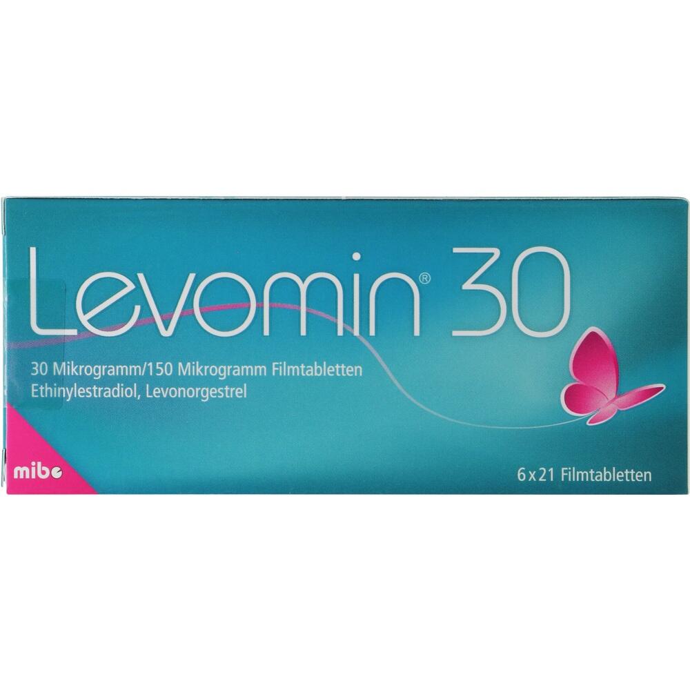 Levomin 30 30 Mikrogramm/150 Mikrogramm 6X21 St Filmtabletten