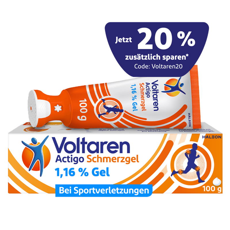 Voltaren Actigo Schmerzgel- Jetzt 20% sparen - Jetzt 20% sparen 100 g Gel