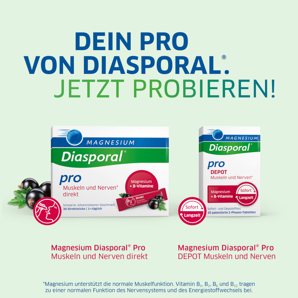 MAGNESIUM Diasporal pro direkt 30 St Granulat