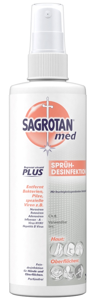 Sagrotan med Sprühdesinfektion 250 ml Spray