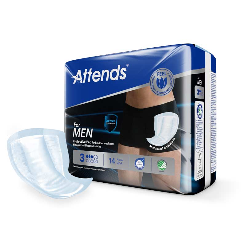 Attends For MEN 3 Box 12X14 St