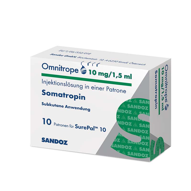 OMNITROPE 10 mg/1,5 ml Injektionslösung f.SurePal 10 St Injektionslösung