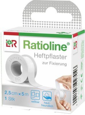 RATIOLINE acute Heftpflaster 2,5 cmx5 m 1 St Pflaster