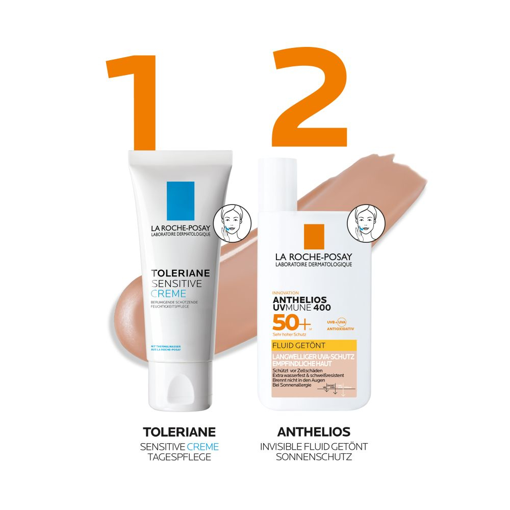 LA ROCHE-POSAY Anthelios Invisible Fluid Getönt UVMune 400 50 ml Flüssigkeit