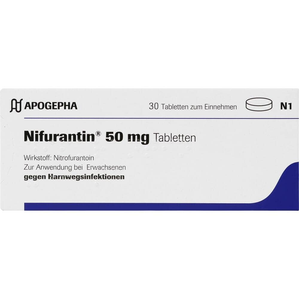 NIFURANTIN 50 mg Tabletten 30 St Tabletten
