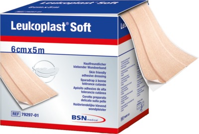 LEUKOPLAST Soft Pflaster 6 cmx5 m Rolle 1 St Pflaster