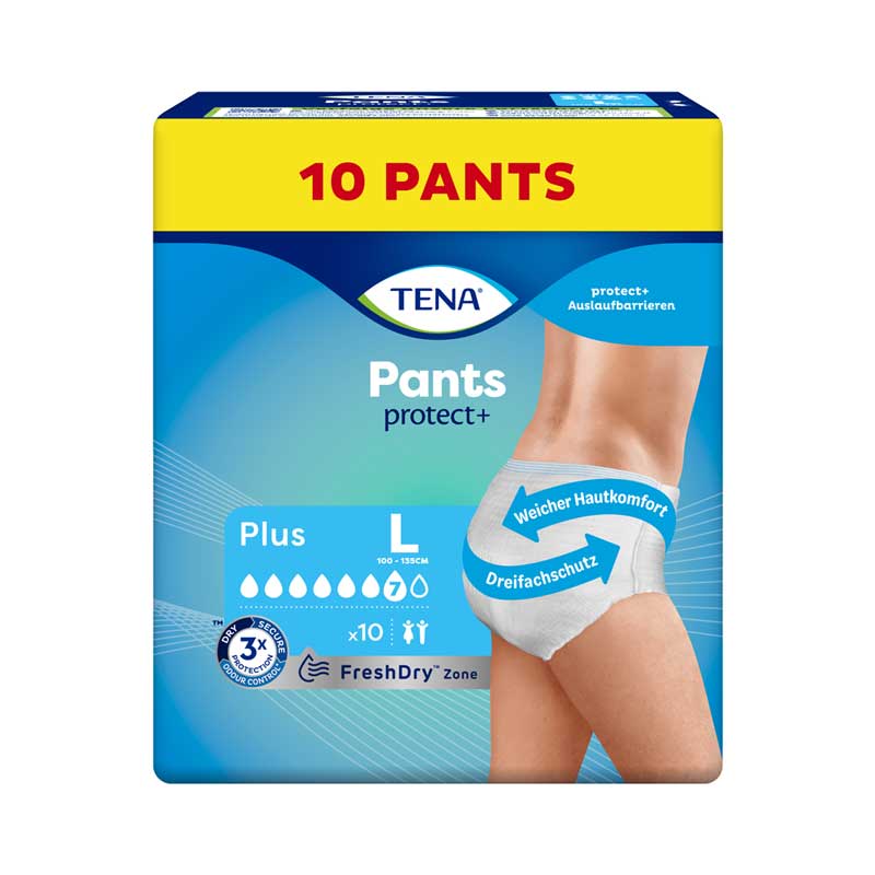 TENA Pants protect Plus L 4X10 St