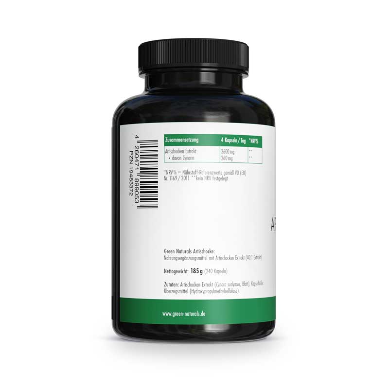 GREEN NATURALS ARTISCHOCKE 240 St Kapseln
