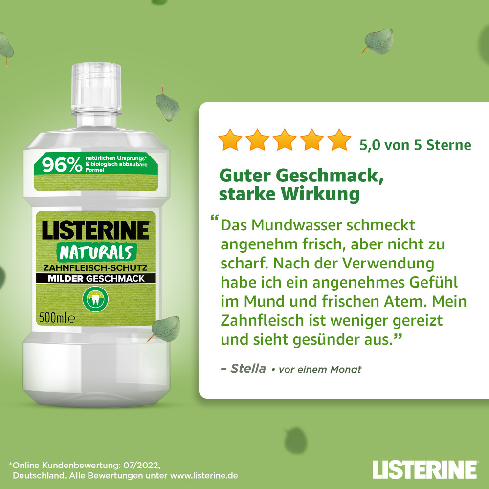 LISTERINE Naturals Zahnfleisch-Schutz 500 ml Lösung