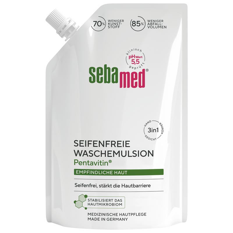 sebamed FLÜSSIG WASCHEMULSION Nachfüllpackung 400 ml Emulsion