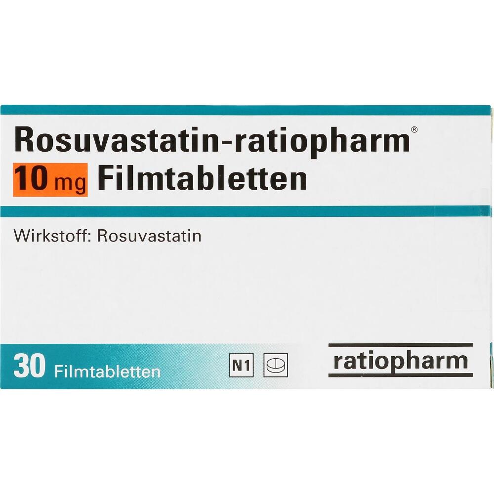 Rosuvastatin-ratiopharm 10 mg 30 St Filmtabletten