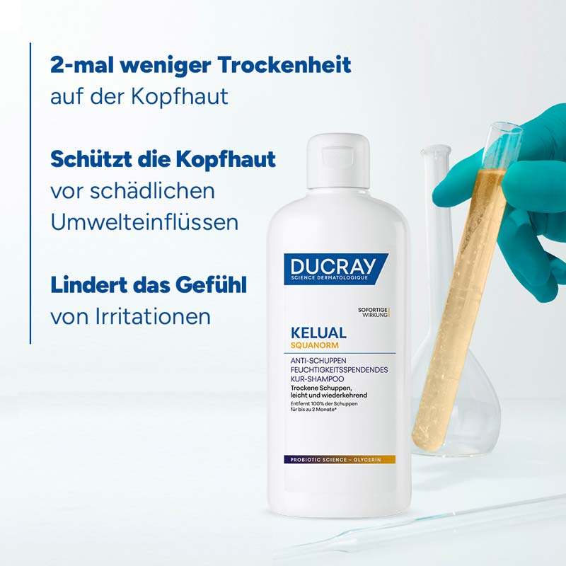 DUCRAY KELUAL SQUANORM ANTI-SCHUPPEN FEUCHTIGKEITS SHAMPOO 400 ml Shampoo