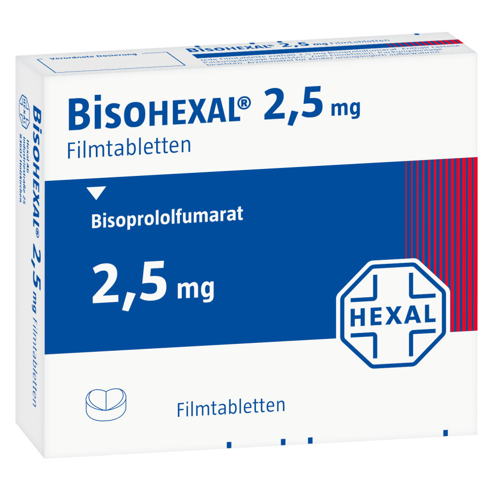 BisoHEXAL 2,5mg 30 St Filmtabletten