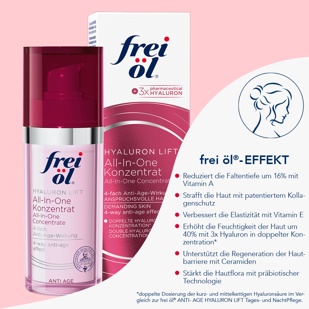 frei öl Anti-Age Hyaluron Lift All-In-One Konzentrat 30 ml Konzentrat