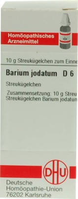 BARIUM JODATUM D 6 Globuli 10 g Globuli