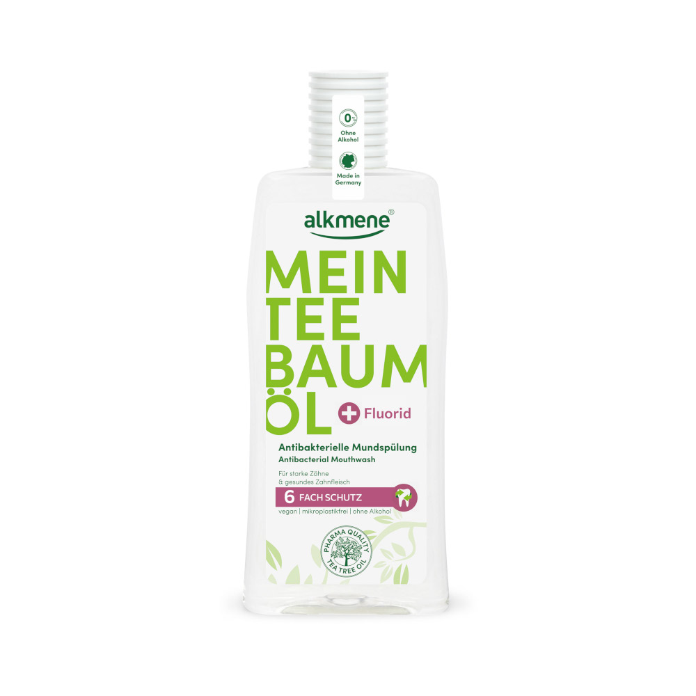 alkmene MEIN TEE BAUM ÖL Antibakterielle Mundspülung 500 ml Spüllösung
