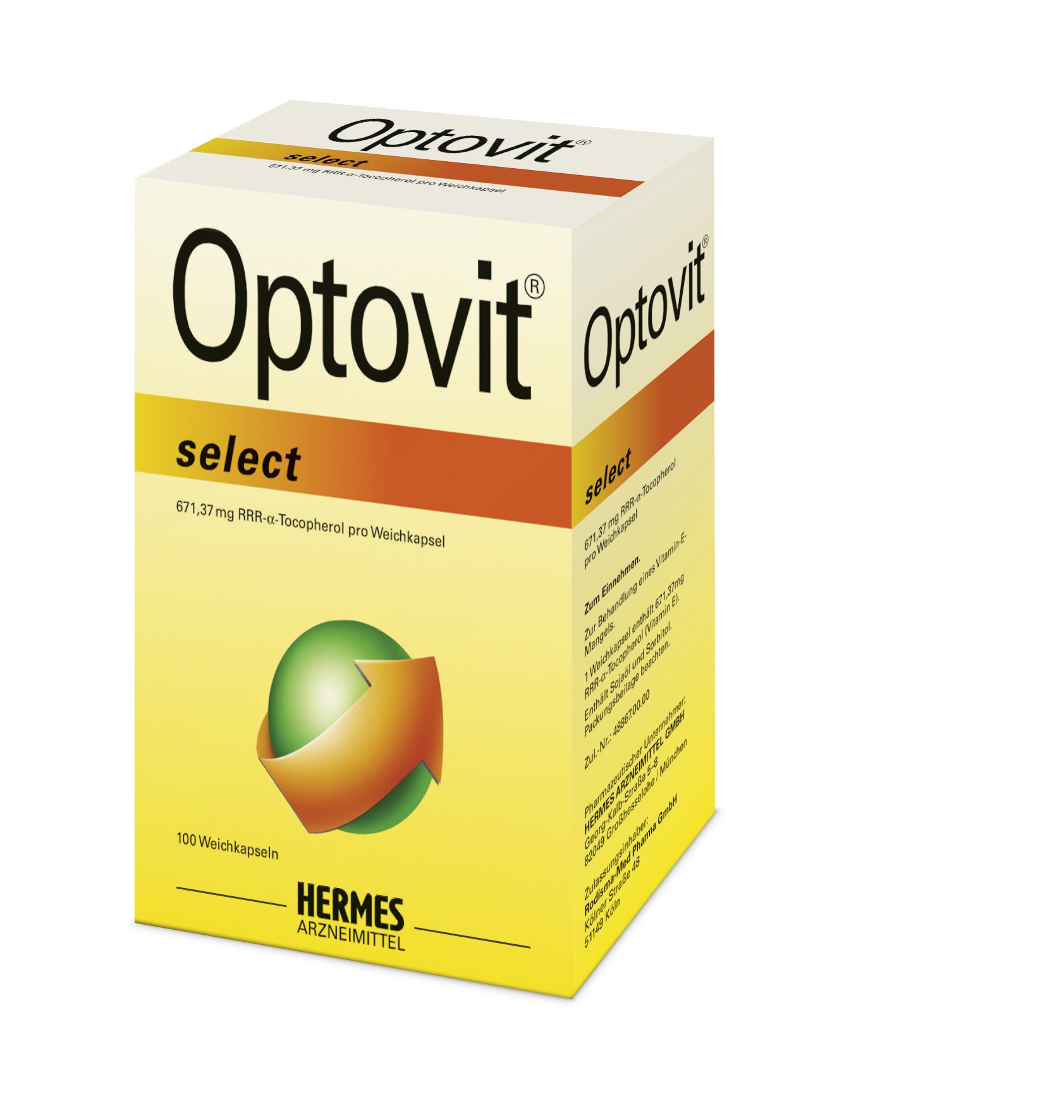 Optovit select 1.000 I.E. Kapseln 100 St Kapseln