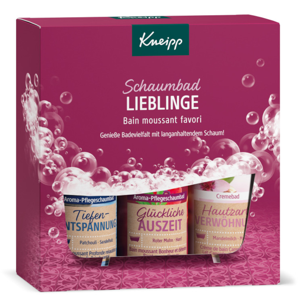 Kneipp Geschenkpackung Schaumbad Lieblinge 3X100 ml Bad