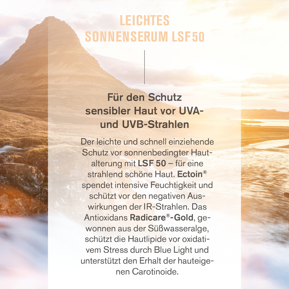 skjur LEICHTES SONNENSERUM LSF 50 30 ml Creme