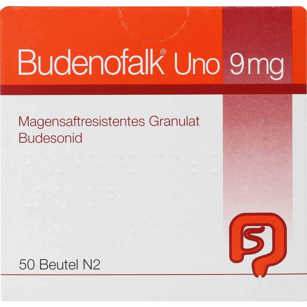 BUDENOFALK Uno 9 mg magensaftresistentes Granulat 50 St Magensaftresistentes Granulat