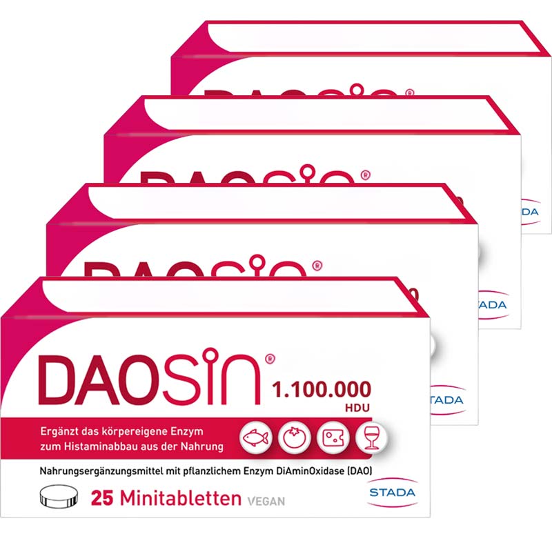 DAOsin 1.100.000 HDU 4er Set 4X25 St Tabletten